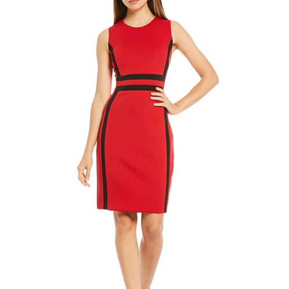 Colorblock sheath dress - Picture 5 of 6